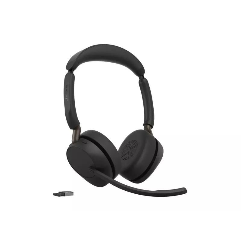Jabra Evolve3 65 Stereo austiņas ar Link 390a UC statīvu