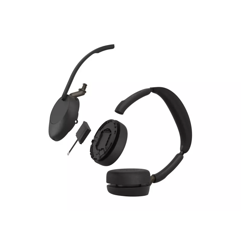 Jabra Evolve3 65 Stereo austiņas ar Link 390a UC statīvu