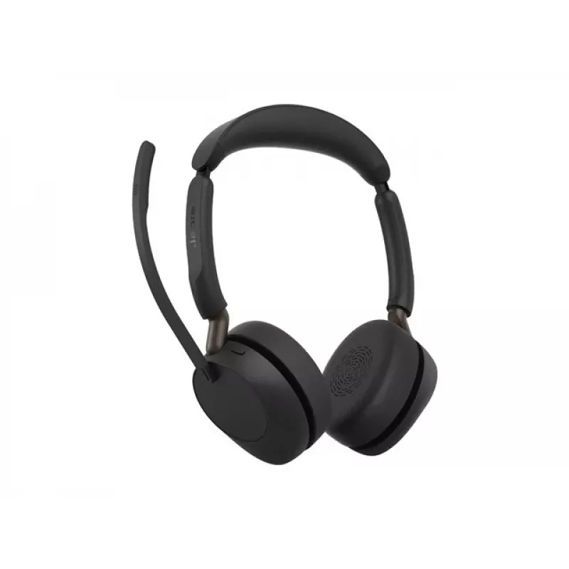 Jabra Evolve3 65 Stereo Link 390a UC bezvadu austiņas, melnas, Microsoft Teams sertificētas