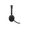 Jabra Evolve3 65 Stereo Link 390c UC bezvadu Bluetooth austiņas ar USB-A adapteri un Busylight - melnas