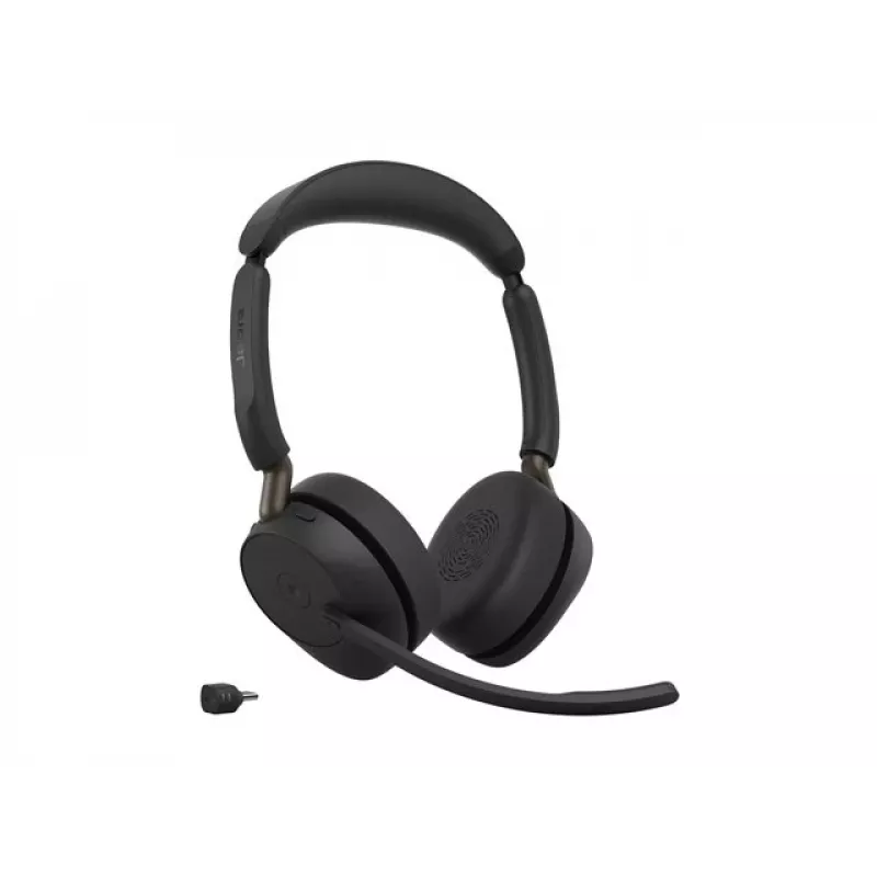 Jabra Evolve3 65 Stereo bezvadu austiņas ar Link 390c un uzlādes statīvu – Microsoft Teams sertificētas