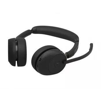 Jabra Evolve3 65 Stereo bezvadu austiņas ar Link 390c un uzlādes statīvu – Microsoft Teams sertificētas