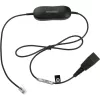 Jabra Smart Cord QD uz RJ9 austiņu kabelis Cisco IP tālruņiem 78XX sērijai, melns, spirālveida, 0,4 m līdz 2 m