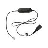 Jabra Smart Cord QD uz RJ9 austiņu kabelis Cisco IP tālruņiem 78XX sērijai, melns, spirālveida, 0,4 m līdz 2 m