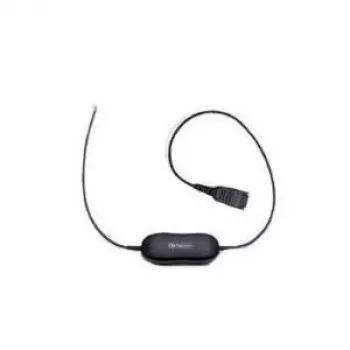 Jabra Smart Cord QD uz RJ9 austiņu kabelis Cisco IP tālruņiem 78XX sērijai, melns, spirālveida, 0,4 m līdz 2 m