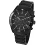 JACQUES LEMANS KC-104B Unisex Analogais Kvarca Pulkstenis 44mm Melns Ciparnīca Īsta Ādas Siksniņa
