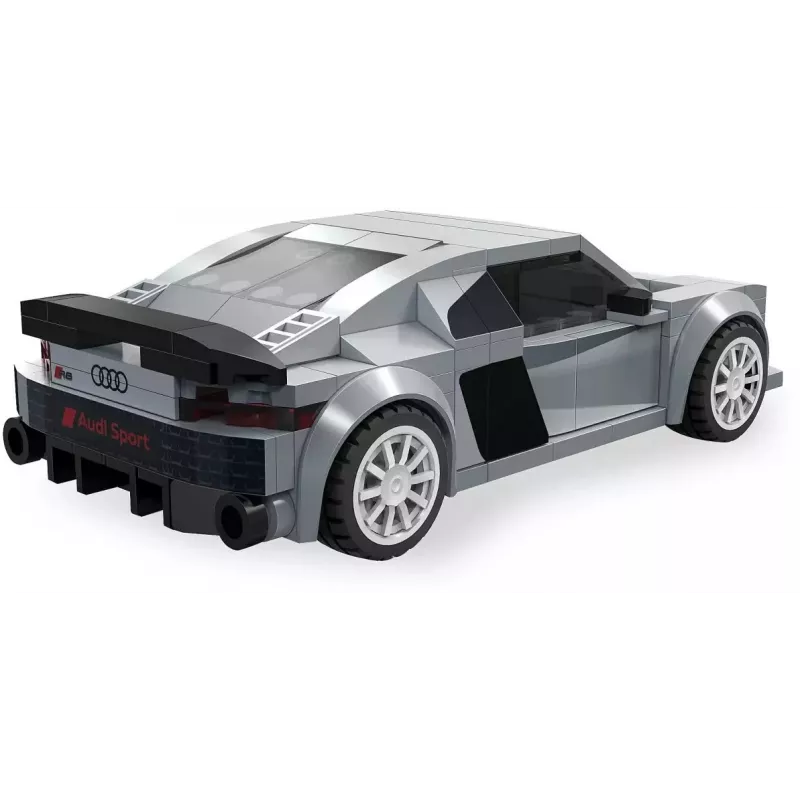 Jamara CaDA Audi R8 Coupé 1:24 Scale Building Blocks Set - 272 Pieces, Grey, Age 8+