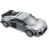 Jamara CaDA Audi R8 Coupé 1:24 Scale Building Blocks Set - 272 Pieces, Grey, Age 8+