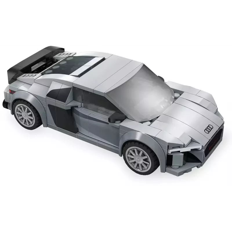 Jamara CaDA Audi R8 Coupé 1:24 Scale Building Blocks Set - 272 Pieces, Grey, Age 8+