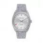 JASON HYDE JH20000 Sieviešu kvarca pulkstenis 36mm Nerūsējošais tērauds Melna āda