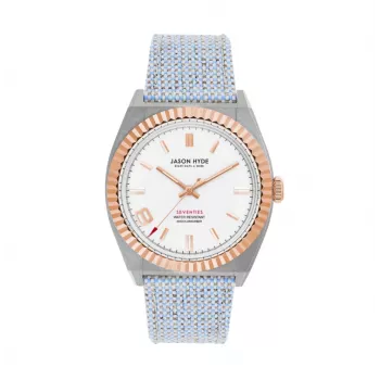 JASON HYDE Sieviešu analogais kvarca pulkstenis JH20015 Sudraba nerūsējošais tērauds 36mm