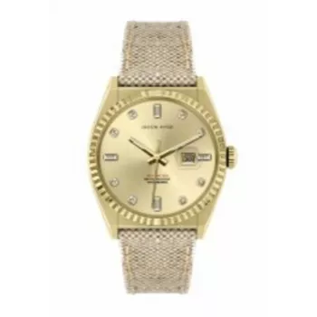 JASON HYDE Sieviešu pulkstenis JH20021 (36mm) - Rožu zelts un brūna āda