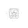 JATA JVVS3116 Grīdas ventilators, 45W, 40cm, 3 ātrumi, oscilējošs, balts