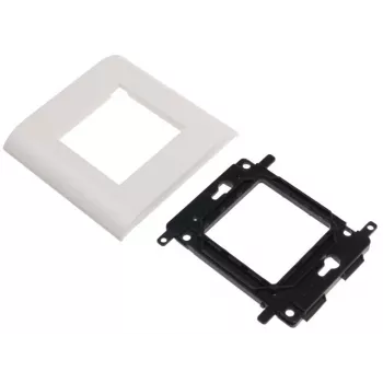 JAVEL viena moduļa atbalsta rāmis 2 M45 moduļiem, 1M, 45x45, balts
