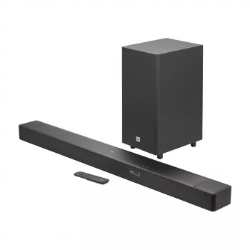 JBL Cinema 3.1.2 kanālu skaņas josla ar Dolby Atmos un bezvadu zemfrekvences skaļruni, 590W, melna