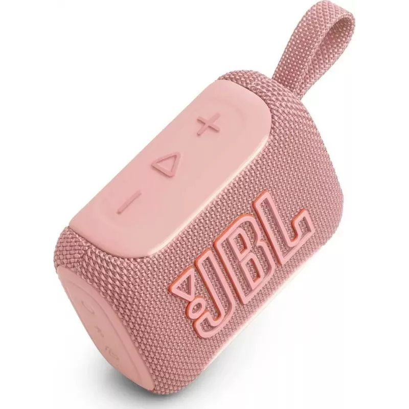 JBL Go 5 pārnēsājamais Bluetooth skaļrunis rozā EU (IP67, Bluetooth 5.3, 4.2W, USB-C)