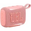 JBL Go 5 pārnēsājamais Bluetooth skaļrunis rozā EU (IP67, Bluetooth 5.3, 4.2W, USB-C)