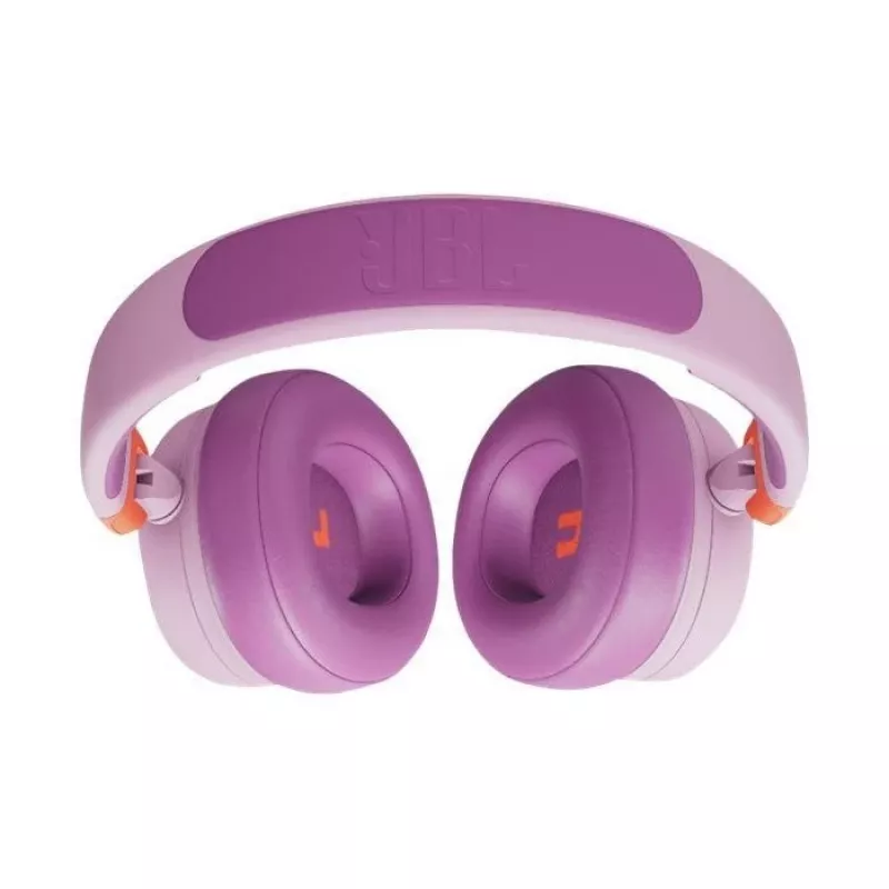 JBL Junior 460NC Pink - Bezvadu austiņas ar aktīvo trokšņu slāpēšanu, uz auss