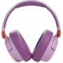 JBL Junior 460NC Pink - Bezvadu austiņas ar aktīvo trokšņu slāpēšanu, uz auss