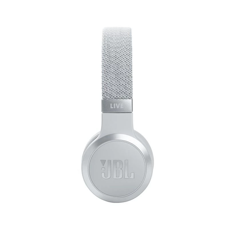 JBL Live 460NC bezvadu austiņas ar aktīvo trokšņu slāpēšanu, baltas