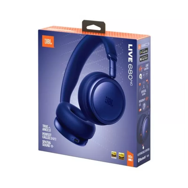 JBL Live 680NC bezvadu austiņas ar adaptīvo trokšņu slāpēšanu