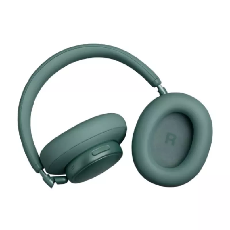 JBL Live 780NC bezvadu ausis ar adaptīvo trokšņu slāpēšanu, Bluetooth 5.3, 65h akumulators, zaļas