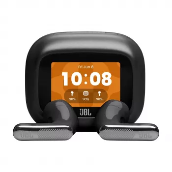 JBL LIVE Flex 4 True Wireless In-Ear Bluetooth austiņas ar adaptīvo trokšņu slāpēšanu, melnas