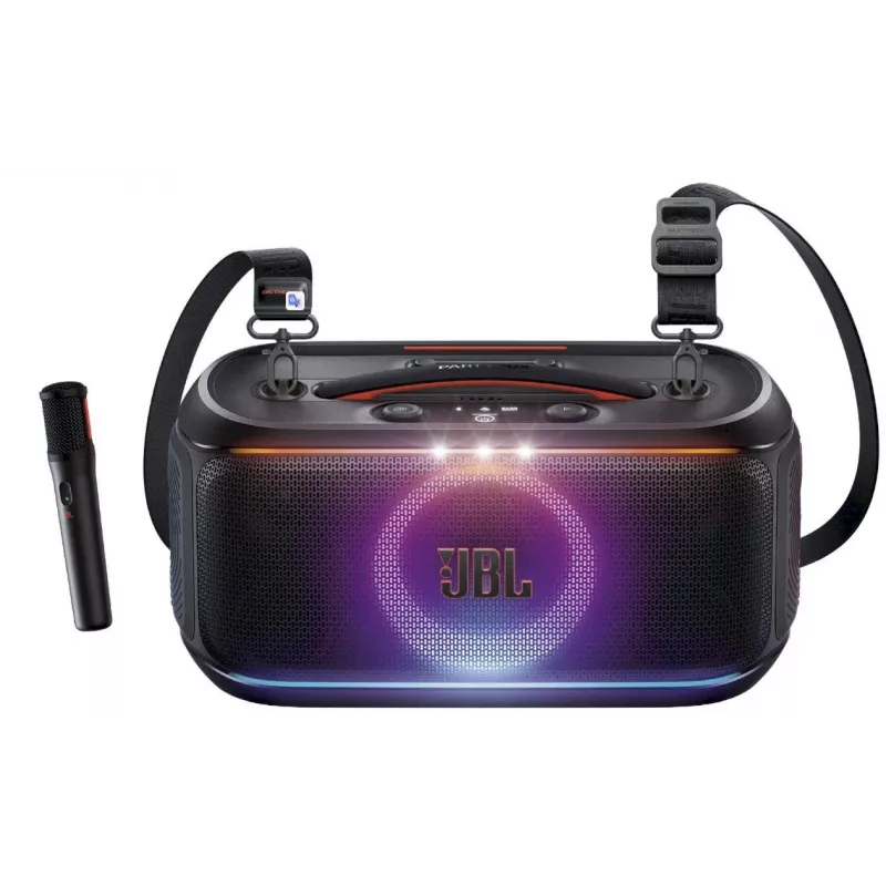JBL Partybox On-The-Go 2 Bluetooth Speaker – Black, 100W RMS, IPX4, TWS