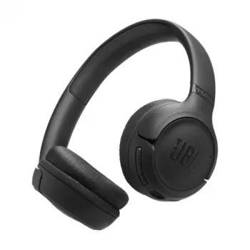 JBL Tune 530BT bezvadu auskari ar Pure Bass, Bluetooth 5.3, 57 stundu akumulators, melni