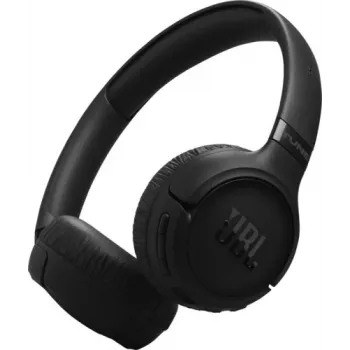 JBL Tune 680NC bezvadu auskari ar aktīvo trokšņu slāpēšanu, Bluetooth 5.0, 35h akumulators, melni