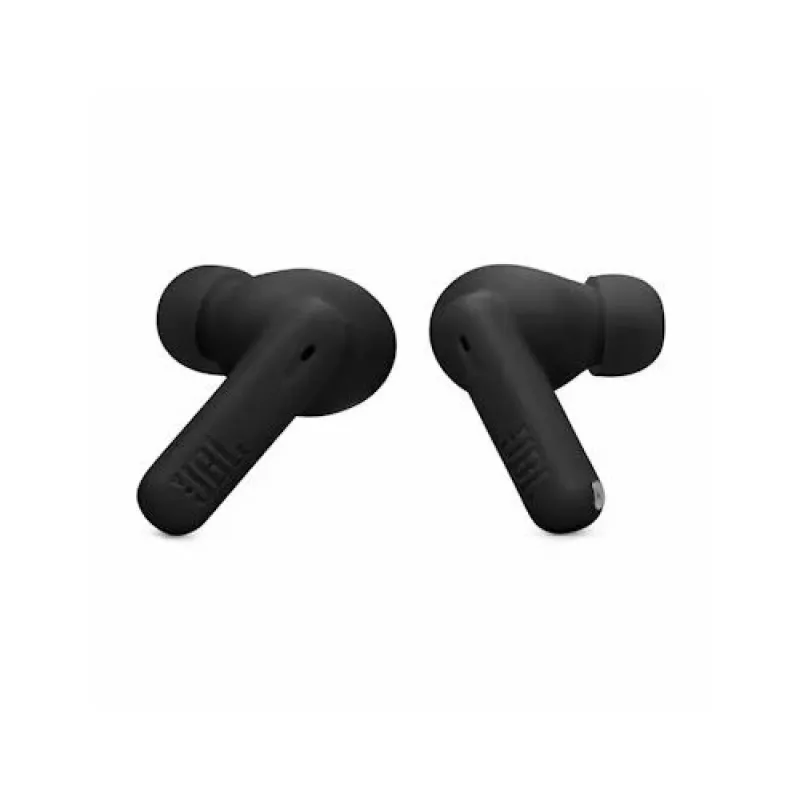 JBL Vibe Beam 2 True Wireless Bluetooth In-Ear austiņas ar dziļu basu, IP54 ūdensizturību, 32 stundu akumulatoru un diviem mikrofoniem - Melna