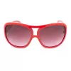 JEE VICE Women's Sunglasses JV21301115001 - Oversized Square Black Frame Grey Gradient Lens UV400