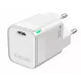 Jellico C43 Mini PD 30W QC 3.0 Smart Adaptive Fast Charger ar 1x USB-C (5-20V) Balts