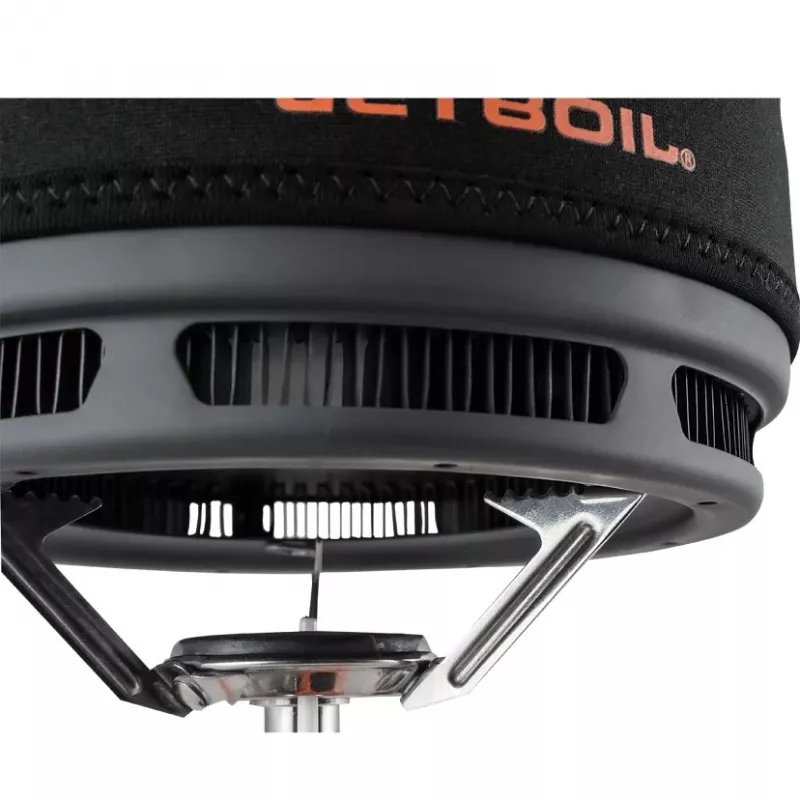 Jetboil 1.5L Keramikas Gatavošanas Katls - Kempinga Katls ar FluxRing, Cieti Anodēts Alumīnijs, Nepiedegošs, Salokāmi Rokturi