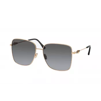 JIMMY CHOO HESTER-S-2M2 Sieviešu saulesbrilles - Melns rāmis, pelēki gradienta lēcas 59mm