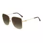 JIMMY CHOO HESTER S06JHA Sieviešu saulesbrilles - Melns acetāta rāmis, Pelēkas gradienta lēcas, 59mm