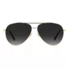 JIMMY CHOO JIMENA-S-2M2 Sieviešu kvadrātveida acetāta saulesbrilles Havana brūns gradients 60/12/145 mm