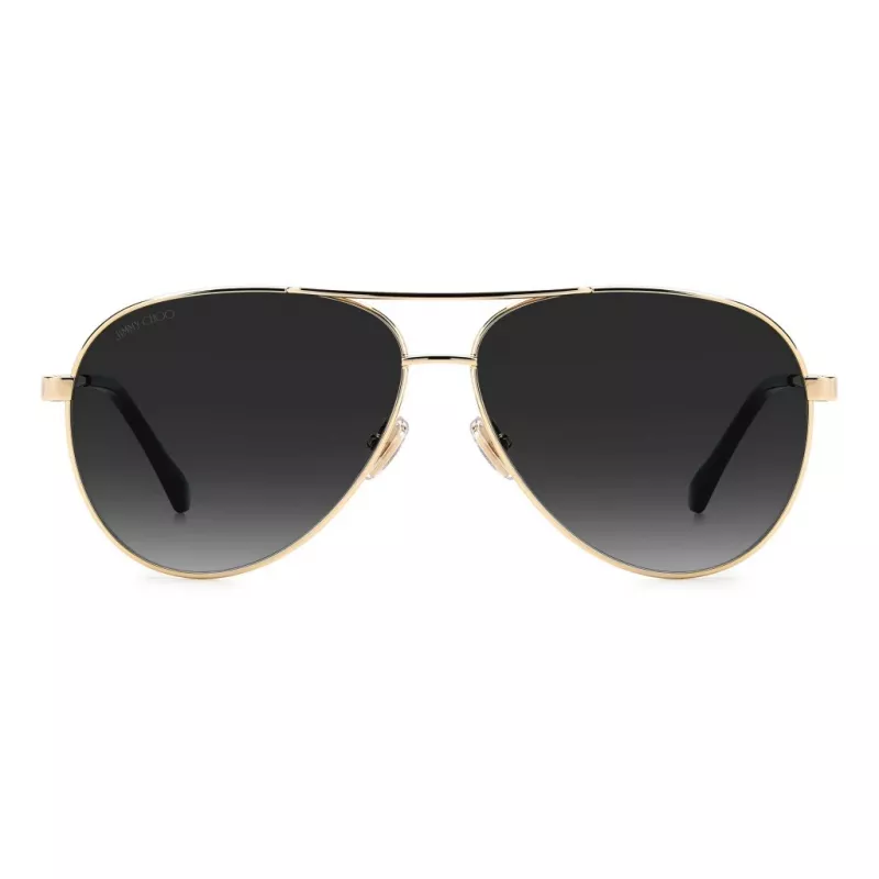 JIMMY CHOO JIMENA-S-2M2 Sieviešu kvadrātveida acetāta saulesbrilles Havana brūns gradients 60/12/145 mm