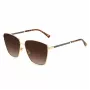 JIMMY CHOO LAVI-S-06JHA Sieviešu tauriņveida saulesbrilles tumši Havana brūns gradients 60mm