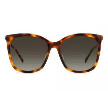 JIMMY CHOO NEREA Saulesbrilles NEREAGS05LHA Sievietēm Kaķacs Acetāts Melns Pelēks 55/20/144 mm