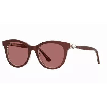 JIMMY CHOO Sieviešu Annabeth/S Saulesbrilles - Melns Rāmis, Pelēks Gradienta Lēcas - 51/19/145 mm