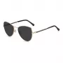 JIMMY CHOO Sieviešu CAROLS2M2IR Kaķacs formas saulesbrilles - Melns acetāta rāmis, pelēki gradienta lēcas 56/18/140 mm