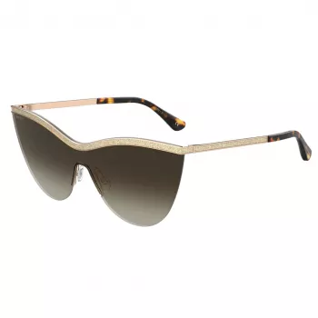 JIMMY CHOO Sieviešu Kristens kaķacs formas saulesbrilles Havana Brūns gradients 56mm