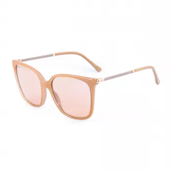 Jimmy Choo Sieviešu Scilla F/S WM2S Saulesbrilles - Melns Acetāta Tauriņa/Kaķacs Rāmis ar Pelēkām Gradienta Lēcām - 52/15/140 mm