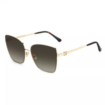 JIMMY CHOO Sieviešu VELLA-S-06J Kaķacs formas saulesbrilles Havana/Brūns gradients 59mm