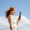 JISULIFE Handheld Fan 8 Brown - Pārnēsājams uzlādējams mini ventilators ar power bank funkciju