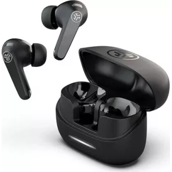 JLab JBuds ANC Pods True Wireless Earbuds ar aktīvo trokšņu slāpēšanu, IP55, Melns