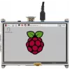 Joy-it RB-LCD5 5 collu Raspberry Pi skārienjūtīgais displeja modulis ar rezistīvo skārienu, 800x480, HDMI interfeiss