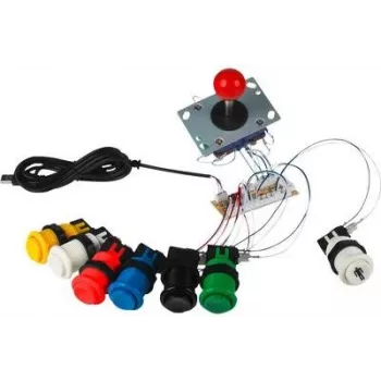 JOY-IT RBT DIY Encoder USB arkādes kontroliera plate DIY arkādes skapjiem un cīņas kloķiem (SBC-ZDE)