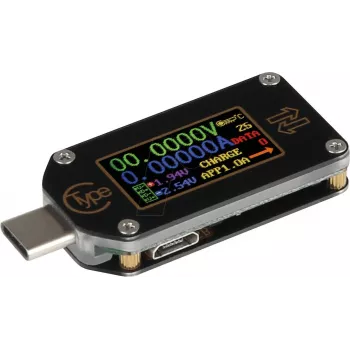 JOY-IT TC66C USB-C jaudas mērītājs ar krāsainu LCD un Bluetooth
